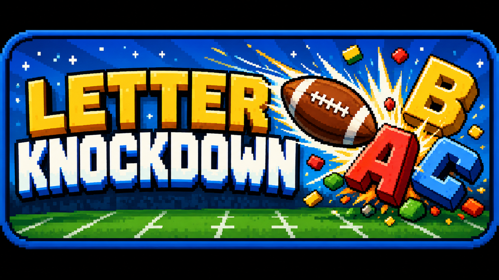 Letter Knockdown